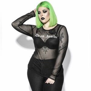 Blackcraft Cult Dead Inside Mesh Shirt